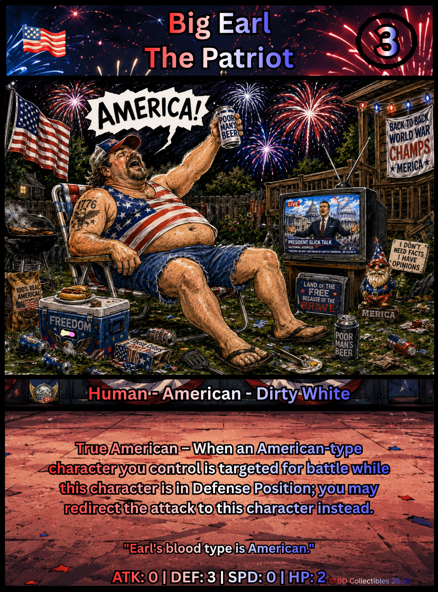 Reality TCG – American Pride 250 – 45 Card Deck – PRE-ORDER – Release Date: 07/04/2026