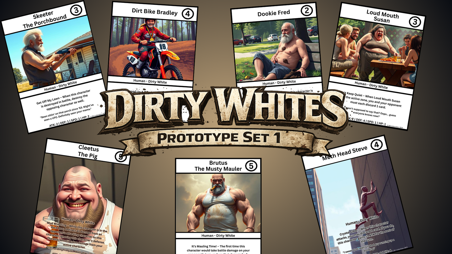 Dirty White Prototype Deck – Limited Edition (500 Total)